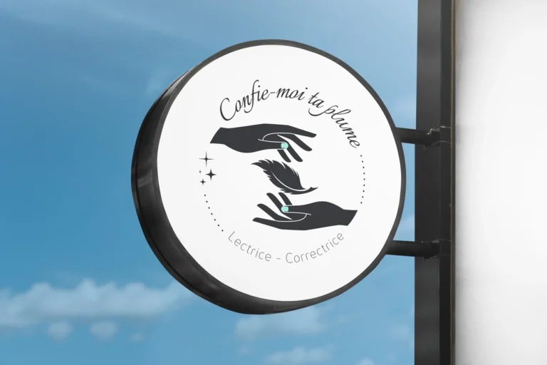 Mockup panneau pour Confie-moi ta plume